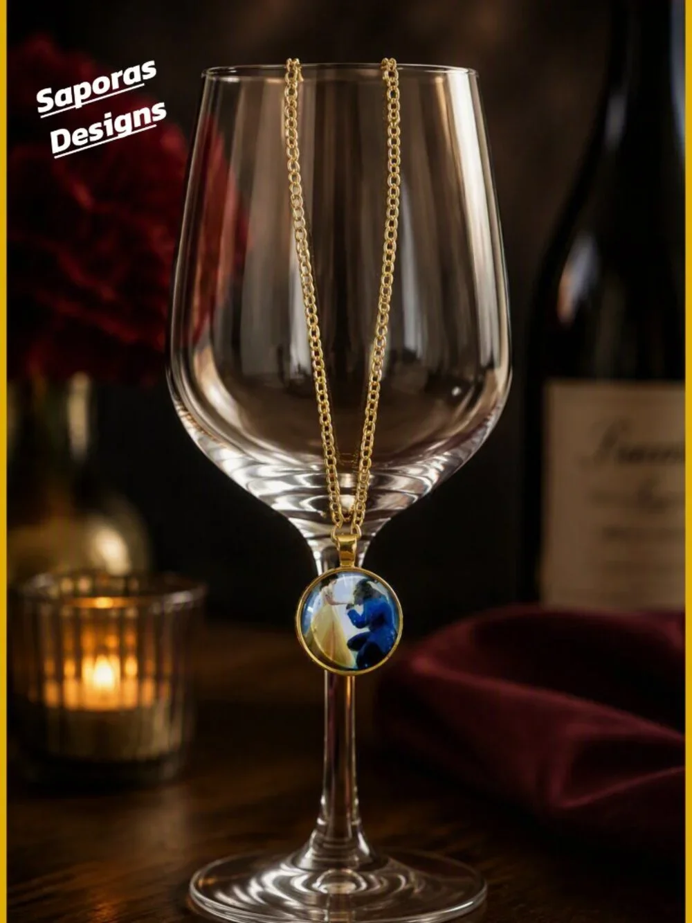 Beauty & The Beast Theme Necklace